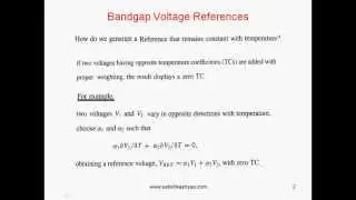Bandgap References (Principle,  Practical Realization), PTAT current source