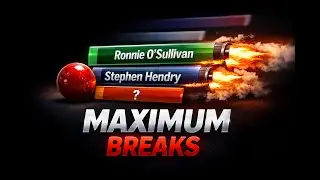Most Maximum Breaks &ndash; Official Matches Timeline #snooker  #maximumbreak  #germanmasters