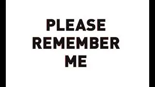 Remember me - Roblox OC theme song