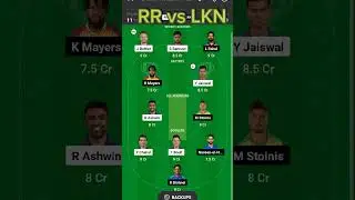 RR vs LSG Dream11 Team | RR vs LKN Dream11 Prediction | #ipl #dream11 #IPL2023 #RRvsLSG #iplt20