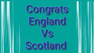 CONGRATS ENGLAND VS SCOTLAND/GOLF/SECRET VALLEY GOLF ⛳