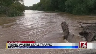 'Historic flooding' leaves Chatham County officials monitoring river levels