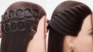 Top Easy & Different Hairstyle Tutorial | Beautiful hairstyle | Hairstyle for birthday girl