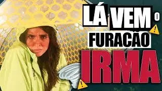 Lá vem o furacão IRMA🌪 Algumas horas até Orlando