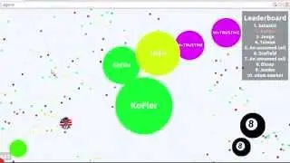 How to be first in agar.io! How to be number one in agario!