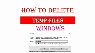 How to delete temp file windows |Clear windows cache |Cleanup Computer |free space disk