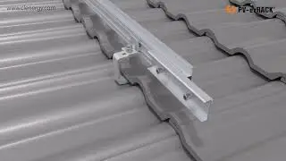 Как установить PVezRack SolarRoof Pro