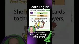 Past Tense of DEAL in English ✅ English Pronunciation of DEALT | Learn English Irregular Verbs