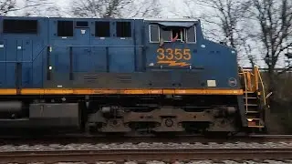 CSX SB General Manifest w/ DPU Brentwood, TN 01/10/26