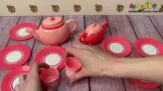 Набор посуды для чаепития Lanson Toys розовый с 4лет