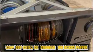 Sony CDP-CX153 CD Changer 100 discos player carrossel