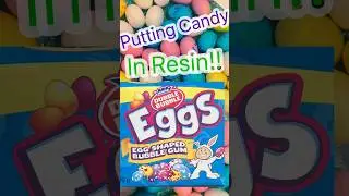 Putting Candy in Resin | Episode 7 | Easter Egg Gum #resin #candy #easter