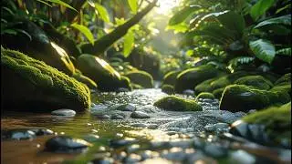 Waterfall Sounds for Sleeping, River Sounds for relaxation, Water Sounds for stress relief #532