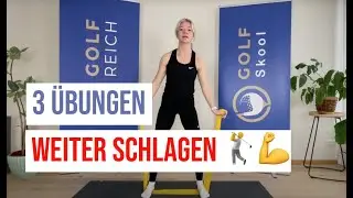 Weiter schlagen beim Golf - STÄRKE diese Muskeln I 3 Golf Fitness Übungen
