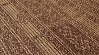 Vintage Tuareg Mat, Camel with Tribal Geometric Patterns - Rug & Kilim -35922