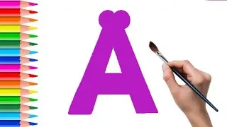 A for Apple 🍎 Drawing | ABCD for Kids