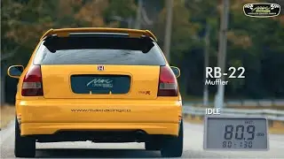 RB 22 Titanium Blue Megaphone Super Loud