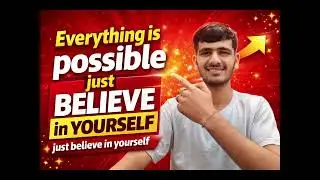 Everything is possible, just believe in yourself ⚡❤️ सब कुछ संभव है, बस स्वयं पर विश्वास रखो ❤️&zwj;🩹