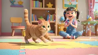 Little Cat Lost Her Shadow 🐱 | Nursery Rhymes for Kids & Baby Songs