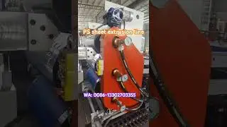 PS sheet extrusion line #pssheet #sheetextrusionmachine #sheetextrusion