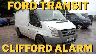 Не оставляйте инструменты в опасности! Сигнализация Clifford установлена ​​на Ford Transit