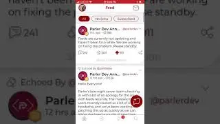 How to LIKE A POST in PARLER?