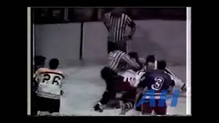 NHL Apr. 11, 1970 New York Rangers v Boston Bruins (R) Jack Egers v Gary Doak