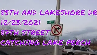 CHICAGO PERCH FISHING 87 ST SLIP 12/23/2021 HOW TO CATCH PERCH CHICAGO