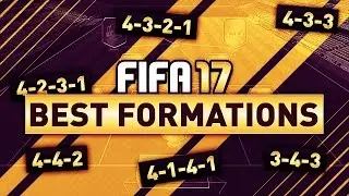 BEST FORMATIONS COMPARED IN FIFA 17 ULTIMATE TEAM! WHAT TO USE IN FUT CHAMPIONS!