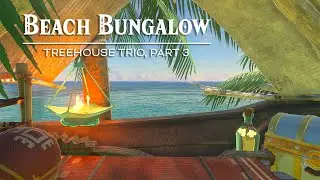 Beach Bungalow! 🌴⛵ Link's Tropical Getaway (Tears of the Kingdom Cosmetic Build)
