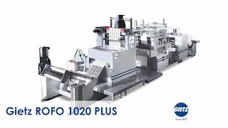 GIETZ ROFO 1020 PLUS hot foil stamping machine - The versatile in wide web processing