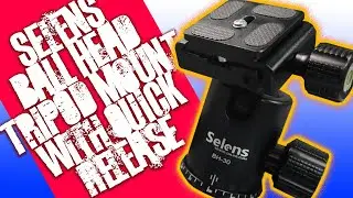 Unboxing & Review of Selens Ball Head Tripod Mount with Quick Release