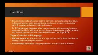 Functions in R | Lecture - 24