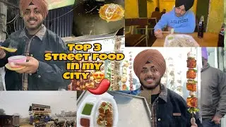 TOP 3 STREET FOOD 😍 IN MY CITY.                      SPRING ROLL, CHICKEN SOUP 🍜 , MALAI CHAMP😍❤️