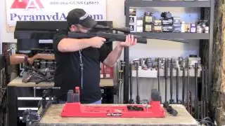 Crosman TR77 w  Leapers 3 12x40 AO scope   Product Review