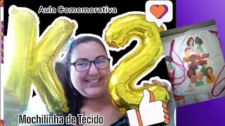 Gratidão aos 2 K de Inscritos - Mochilinha de Tecido Dia Internacional das Mulheres