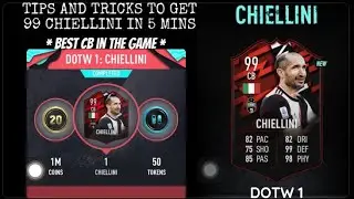 How to get 99 chiellini || DOTW 1 || draft of the week || weekly objectives #48 || pacybits 20