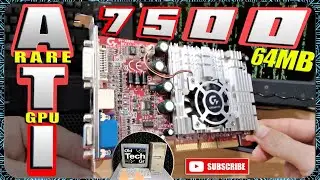 GIGABYTE ATI RADEON 7500 64MB DDR 128bit AGP 8x GPU Graphics Card