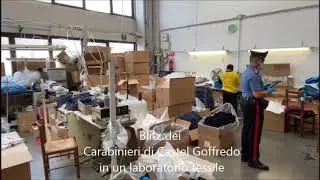 Castel Goffredo,  blitz dei Carabinieri in un laboratorio tessile