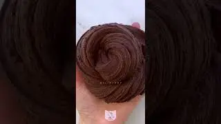 Fluffy Brownie Slime ASMR 🍫 soft, squishy, & sizzly :)
