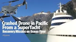 Onboard a SuperYacht: Drone Crash on Ocean floor/Recovery Mission!