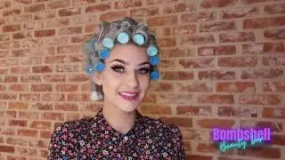 Carmen Curl set tutorial/60s inspired hairdo