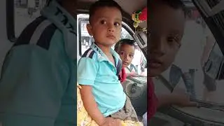 cute baby boy yurom and jenshon❤️ #yuromshrestha #baby #bus