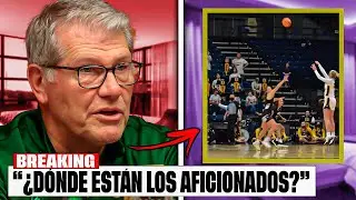 HACE 5 MINUTOS: &iexcl;Geno Auriemma EXPLOTA con Solo 100 Fans en el Juego de Paige Bueckers!