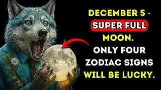 December 5 - Super Full Moon. Only four zodiac signs will be lucky.