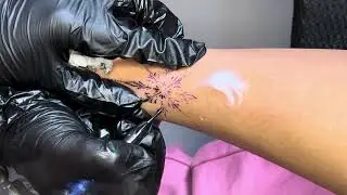 girl, ankle Tattoo | fine line Tattoo | lag Tattoo | टैटू कैसे बनाये सीखे