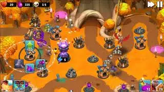 Castle Creeps TD - Chapter 31 Level 122 Forest Of Flame - New Hero 3 Stars (Without Sentinel)