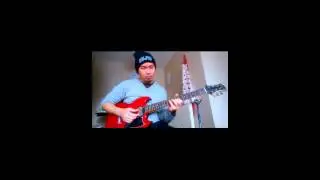 Silvertone SG copy review pt1 using Roland Cube Street JC Clean