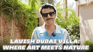 Lavish Dubai Villa: Where Art Meets Nature