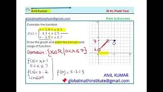 Graph Piecewise Function Write Domain and Range Discuss Continuity  Plus 2 Practice Test Questions
